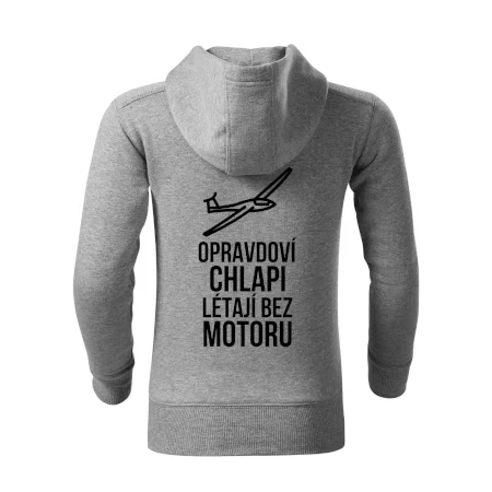 Opravdovi chlapi létají bez motoru