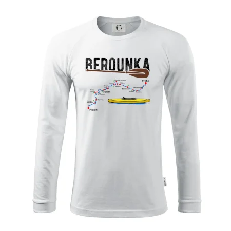 Mapa řeky Berounky