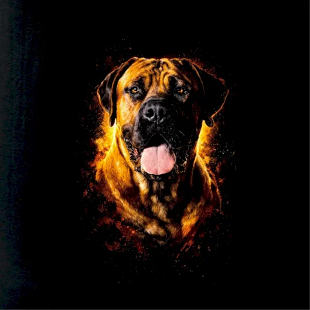 Obrázek polotón búrský buldok (Boerboel)
