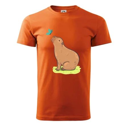 Kapybara a motýlek