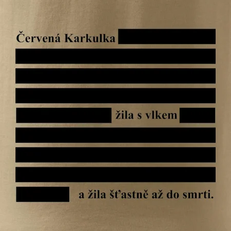 Červená karkulka žila s vlkem