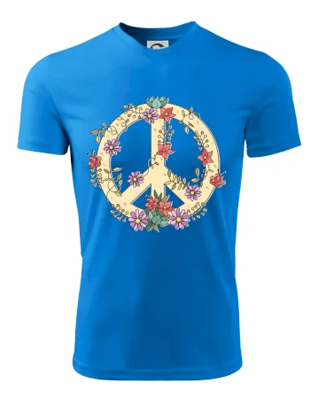 Peace symbol pískový