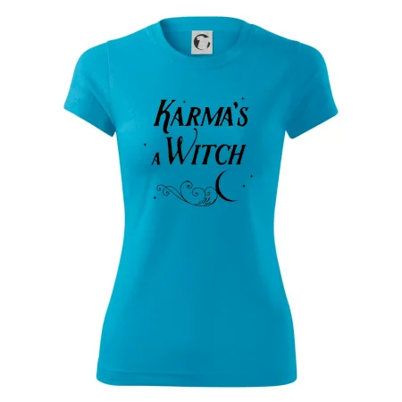 Karma's a Witch - nápis