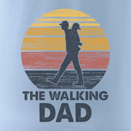 The walking dad - tata s dítětem na zádech