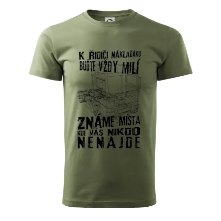 K řidiči náklaďáku buďte vždy milý