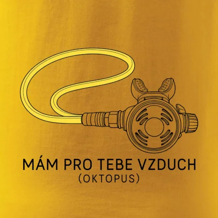 Mám pro tebe vzduch záložní regulátor se žlutou hadicí