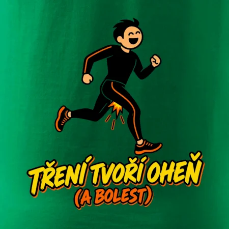 Běžecké tření tvoří oheň