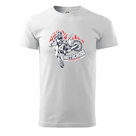Motocross extreme sport fire