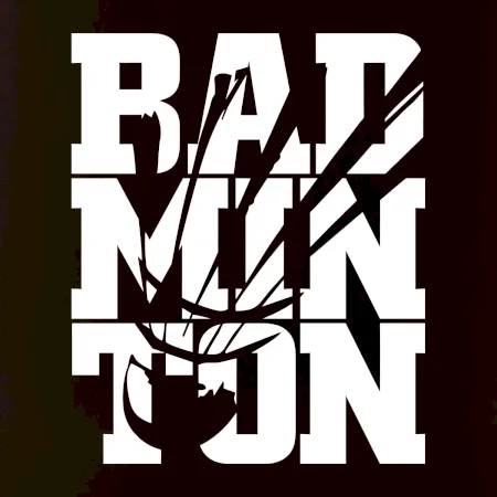 Badminton nápis