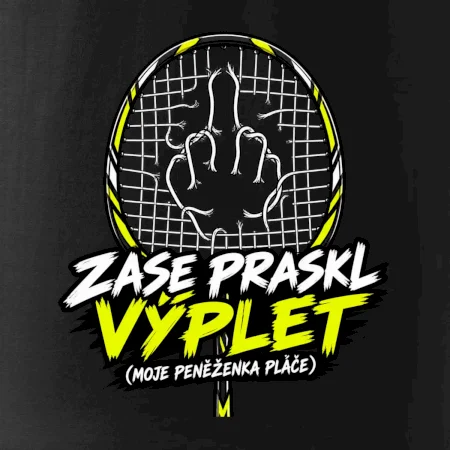 Badminton prasklý výplet