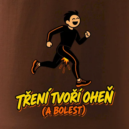 Běžecké tření tvoří oheň