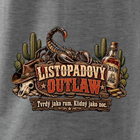 Listopadový outlaw western rum a kaktusy
