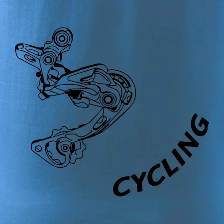 Cycling nápis šikmo