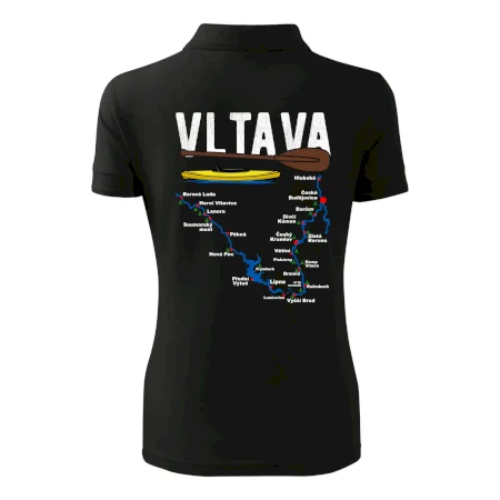 Mapa řeky Vltavy