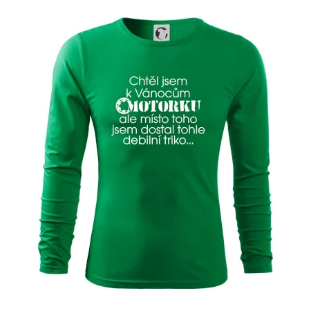 Chtěl jsem dostat motorku - Vánoce