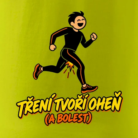 Běžecké tření tvoří oheň