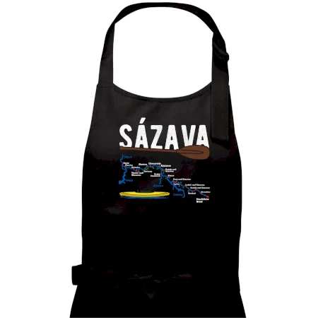 Mapa řeky Sázavy