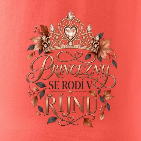 Princezny se rodí v říjnu - královská koruna