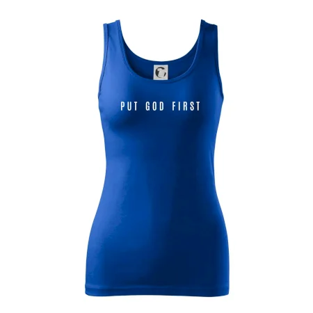 Put God first slabý nápis