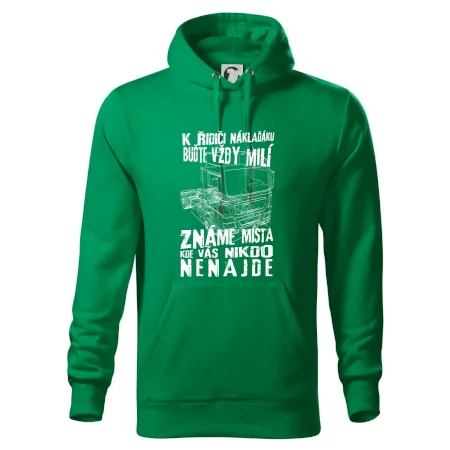 K řidiči náklaďáku buďte vždy milý