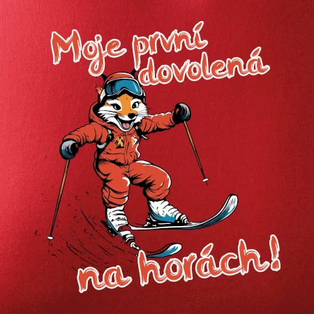 Moje první dovolená na horách hnědá  liška