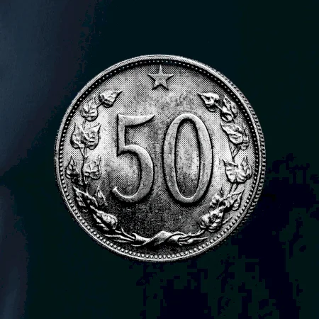 Padesátník 1963 - 1978 bez nápisu