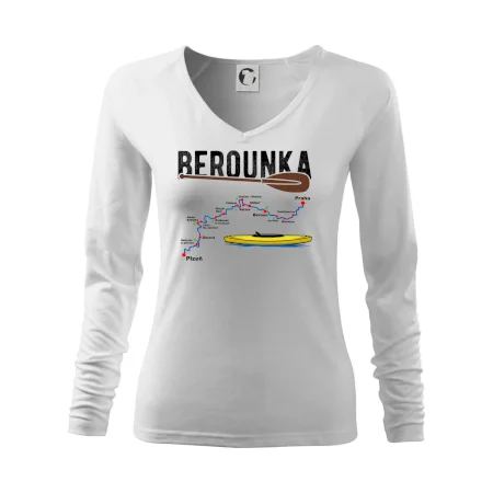 Mapa řeky Berounky