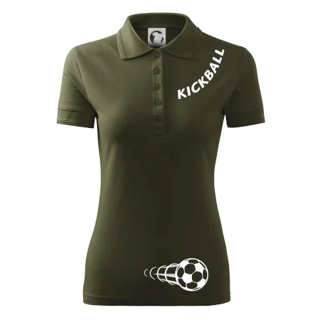Kickball nápis šikmo