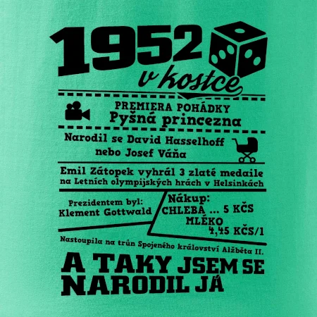 1952 v kostce