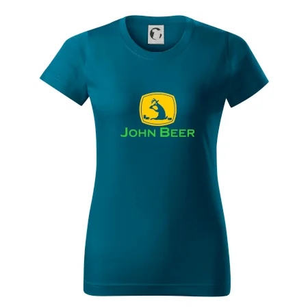 John Beer jelen s pivem