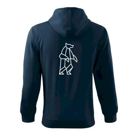 Geometrie lední medvěd stojící