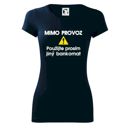 Mimo provoz - použijte jiný bankomat