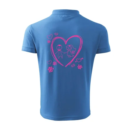 Svatba - kreslené srdce