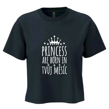 Princesses are born in (vlastní nápis měsíc narození)
