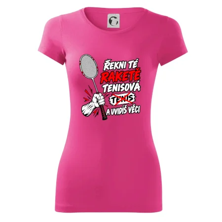 Badmintonová raketa není tenisová