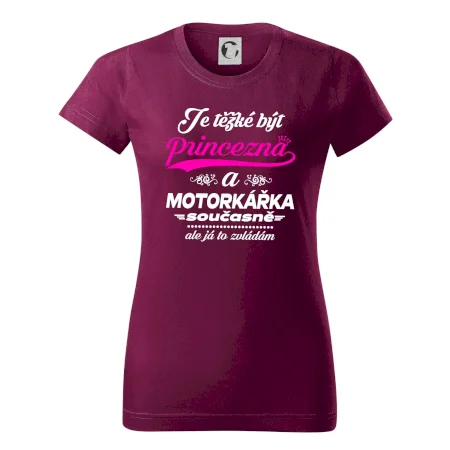 Je těžké být princezna - motorkářka