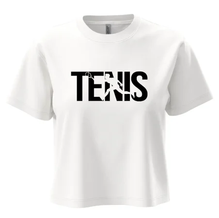 Tenis nápis silueta
