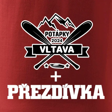 Na vodu - pádla hory (vlastní nápis)