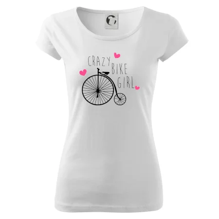 Crazy bike girl