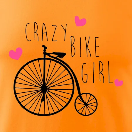 Crazy bike girl