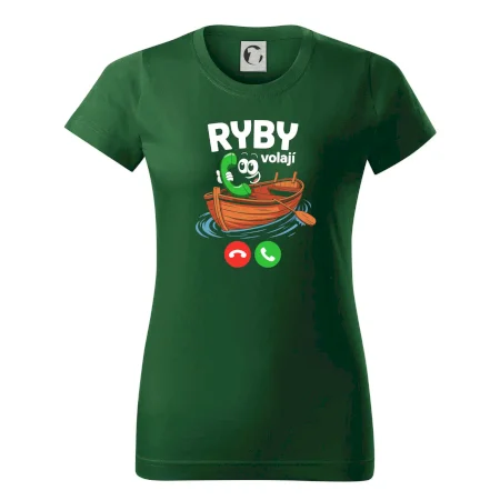 Karikatura ryby volají