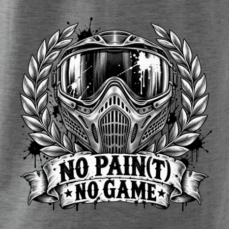 Motiv no paint no game s maskou
