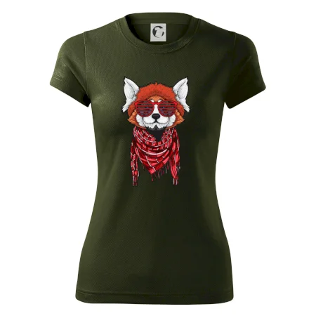 Červená panda hipster