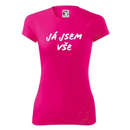 Nápis Já jsem vše!