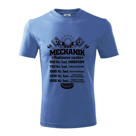 Mechanik - hodinová sazba