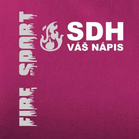 SDH REFLEXNÍ nápis (oheň, firesport, název sboru - vlastní nápis)