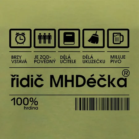 Čárový kód -  Řidič MHD