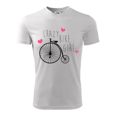 Crazy bike girl
