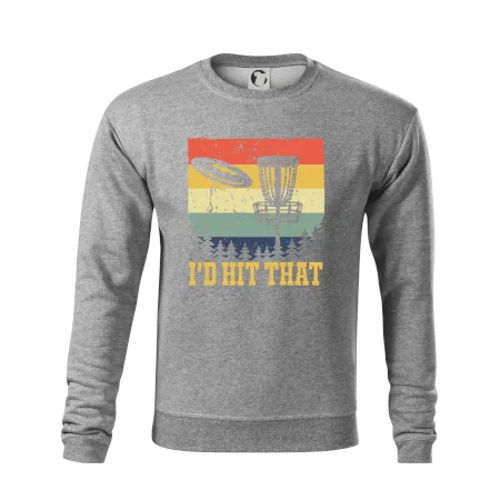 Disc golf player retro vintage