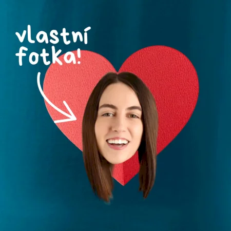 Vlastní fotka v srdci